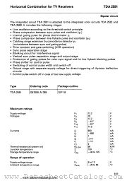 TDA2591 datasheet pdf Siemens