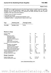 TDA4600 datasheet pdf Siemens