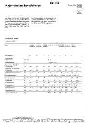 TU301/10 datasheet pdf Siemens