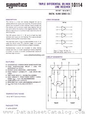 10114F datasheet pdf Signetics