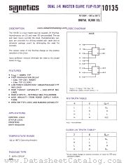 10135F datasheet pdf Signetics