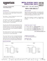 10136 datasheet pdf Signetics