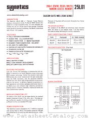 25L01 datasheet pdf Signetics