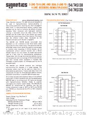 74S138 datasheet pdf Signetics