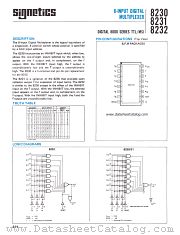 S8231B datasheet pdf Signetics