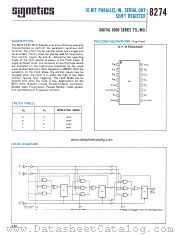 S8274F datasheet pdf Signetics