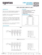 N82S34F datasheet pdf Signetics