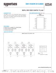 N82S41A datasheet pdf Signetics