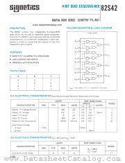 N82S42 datasheet pdf Signetics