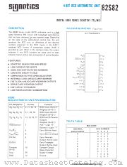 N82S82F datasheet pdf Signetics