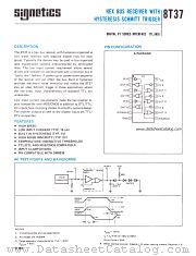 S8T37A datasheet pdf Signetics