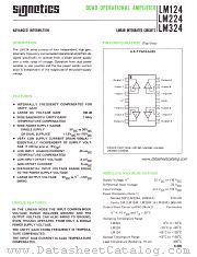 LM324F datasheet pdf Signetics