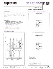 N1068B datasheet pdf Signetics