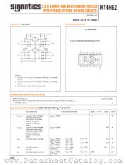 N74H62A datasheet pdf Signetics