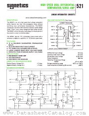 NE521 datasheet pdf Signetics