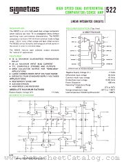 NE522F datasheet pdf Signetics