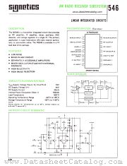 NE546A datasheet pdf Signetics