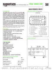 NE560B datasheet pdf Signetics