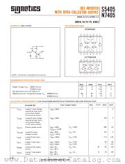 N7405 datasheet pdf Signetics