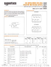 N7417F datasheet pdf Signetics