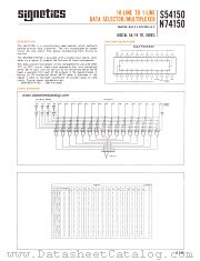 S54150F datasheet pdf Signetics