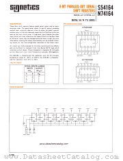 N74164F datasheet pdf Signetics