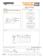 N74180 datasheet pdf Signetics