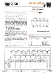 S54198Q datasheet pdf Signetics