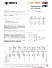 N74199N datasheet pdf Signetics