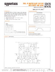 S5476 datasheet pdf Signetics