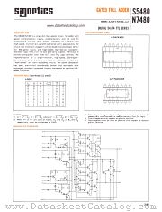 S5480A datasheet pdf Signetics