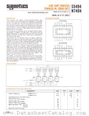 N7494 datasheet pdf Signetics