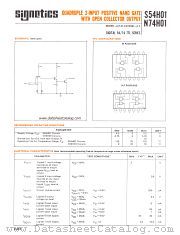 N74H01F datasheet pdf Signetics