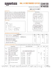 N74H108A datasheet pdf Signetics