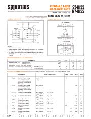 N74H55 datasheet pdf Signetics