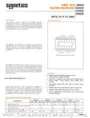 N74S151 datasheet pdf Signetics