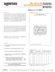 N74S153 datasheet pdf Signetics