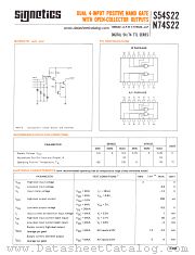 N74S22A datasheet pdf Signetics