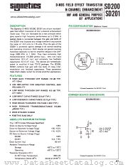 SD201 datasheet pdf Signetics