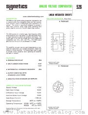 SE526K datasheet pdf Signetics