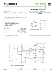 NE540L datasheet pdf Signetics