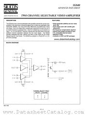 SG040J datasheet pdf Silicon General