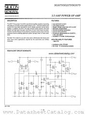 SG2173 datasheet pdf Silicon General