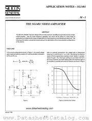 SG3401 datasheet pdf Silicon General