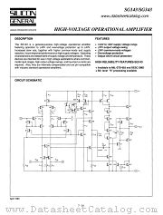 SG343 datasheet pdf Silicon General