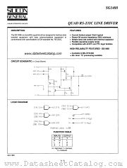 SG1488J/883B datasheet pdf Silicon General