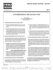 SG1525 datasheet pdf Silicon General