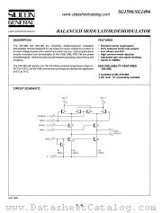 SG1496T datasheet pdf Silicon General