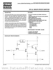 SG3626W datasheet pdf Silicon General