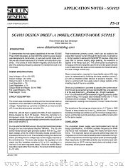 SG1825 datasheet pdf Silicon General